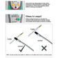 Automotive cable tester control buttons with paired cable sensors and curved probe tips