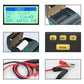 DUOYI DY2015B battery tester close-ups of LCD readout and keypad buttons