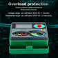 Digital ground resistance meter DY4100 with green protective base and front control panel