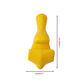 Motorcycle tire changer tool, yellow plastic; size about 145mm x 63mm
