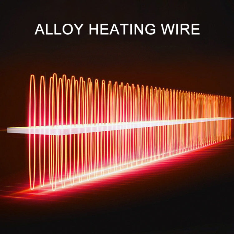 Glowing alloy heating wire element for car heater, bright orange heat lines
