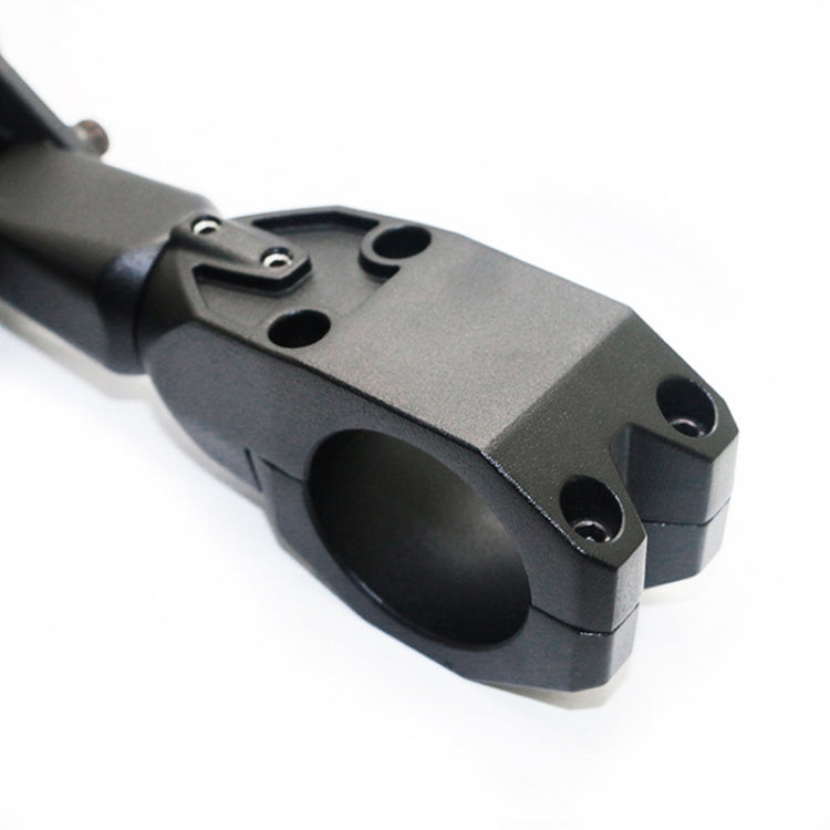 UTV rearview mirror close-up with black housing and wide-angle reflective lens