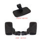 Mirror kit with center base and two side mirrors, with mounting straps and parts