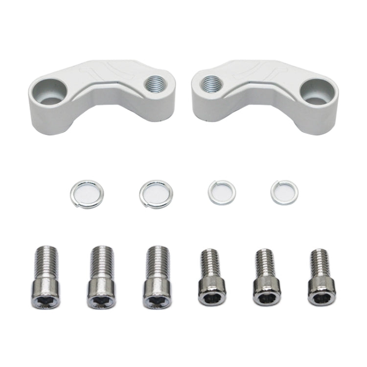 Rearview extension brackets with mounting hardware: washers and bolts included