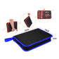 Blue zippered storage case for a car audio disassembly tool kit with handle
