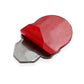 Bronze 3D devil skull car sticker with glossy red protective cover