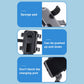 Car phone suction holder close-up showing sponge pad and adjustable mounting arm