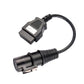 OBD2 adapter cable with 16-pin and 30-pin male/female ends