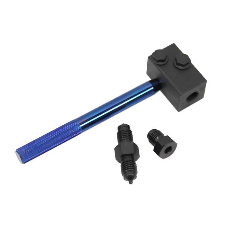 3/16 in brake pipe flaring tool with blue handle and black head