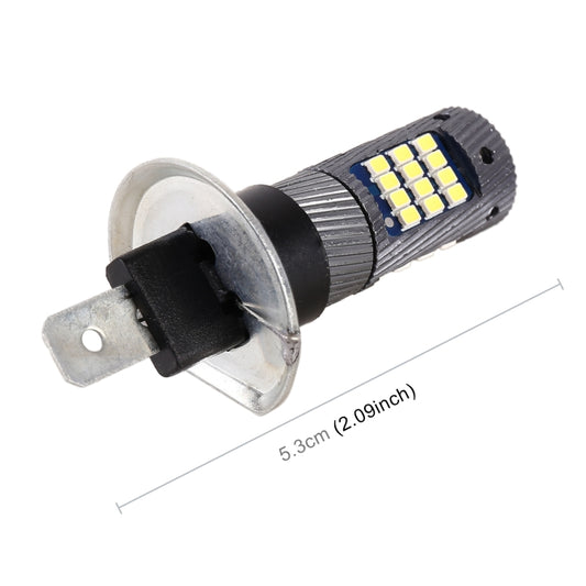 Single H1 LED fog light bulb with mounting bracket and white LED chip array