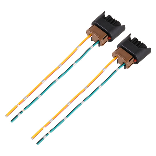 Pair bulb holder sockets with attached wire leads