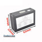Control box dimensions diagram showing 63mm width and 44mm height for module