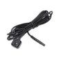 Car camera trigger switch with black wire lead and small square button