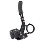 USB racing handbrake with tall lever and cable, shown from side angle