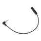 Car radio antenna extension cable with two male RCA-style plugs on black wire