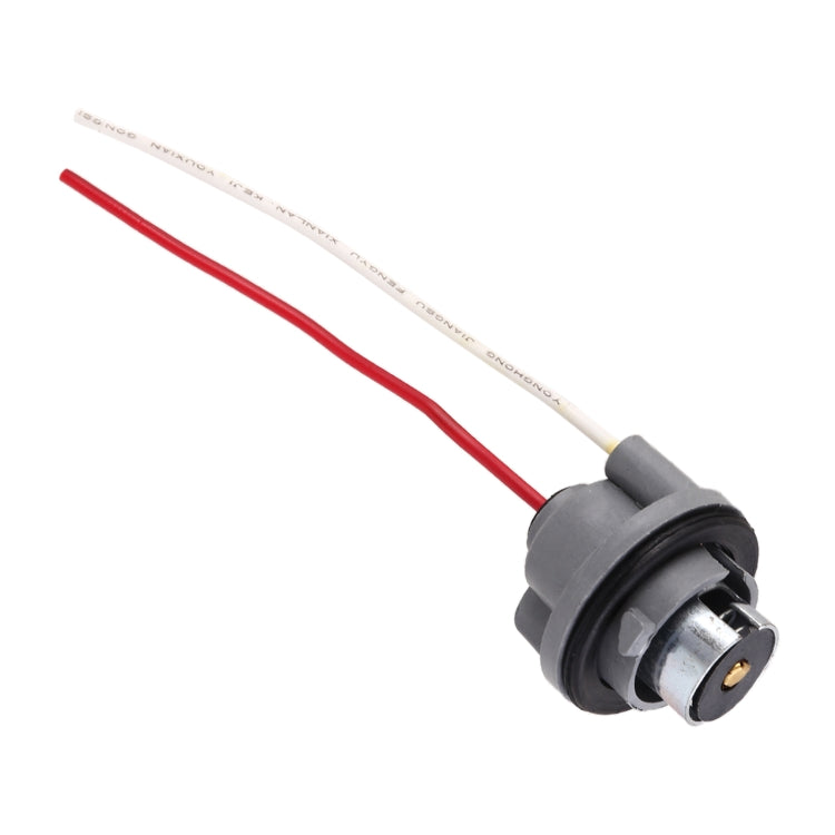 Car reversing/turn light connector with black socket and red/white wires