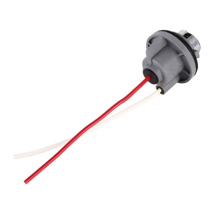 Car reversing/turn light socket with red and white lead wires