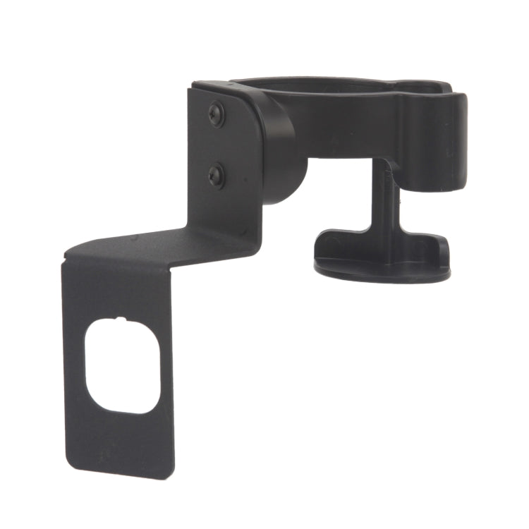 Black car cup holder and phone bracket with square phone opening