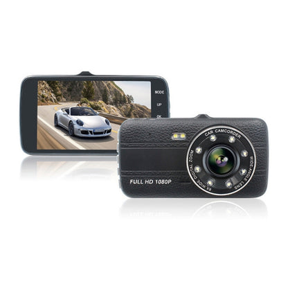Car dash cam with rear camera module and 4-inch display screen