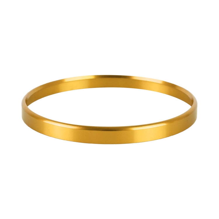 Car headlight switch decorative ring, gold metal band