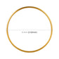 Car headlight switch decorative ring, gold ring with 6.4 cm diameter marking