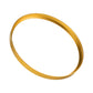 Car headlight switch decorative ring, gold circular band, angled view