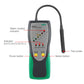 Brake fluid tester front view with buttons, indicator lights, and probe cable