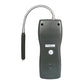 Brake fluid tester rear view with warning label and attached flexible probe cable