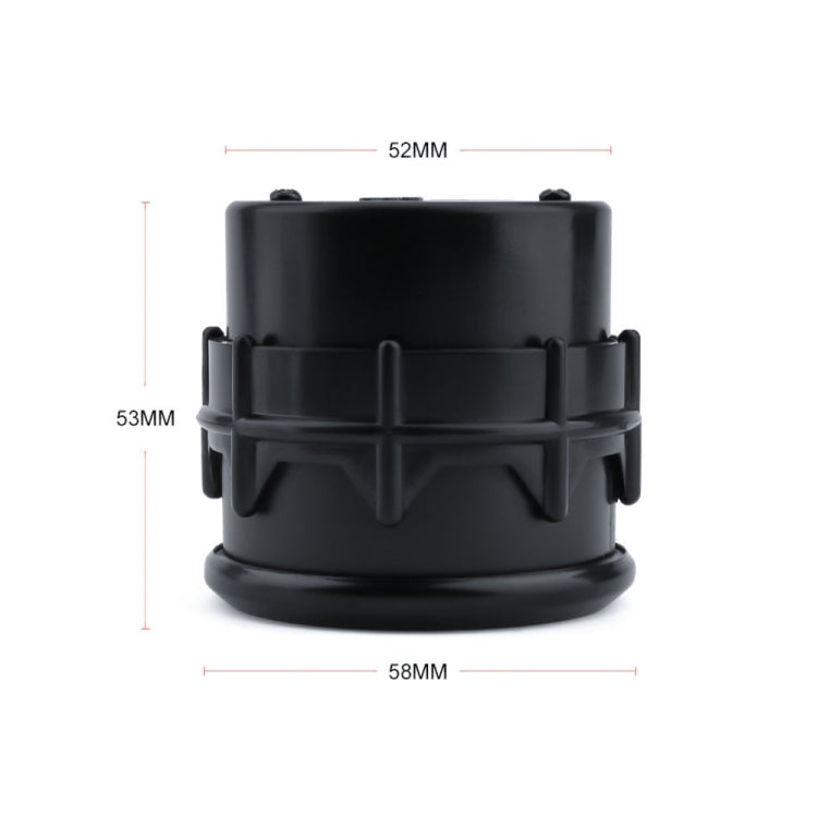 52mm car voltmeter gauge rear housing with size dimensions 58mm, 53mm, 52mm