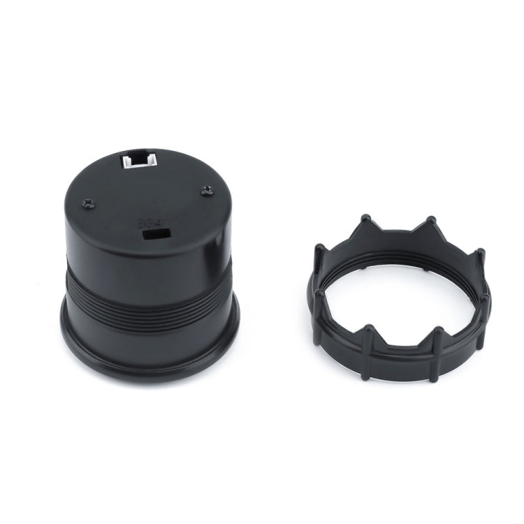 52mm car voltmeter gauge body with detachable mounting ring and back cap
