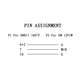 Pin assignment diagram: OBDII 16P/F to GM 12P/M, labels A, M+K, G.