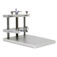 Aluminum alloy BDM frame test bracket with two guide rods and adjustable clamps
