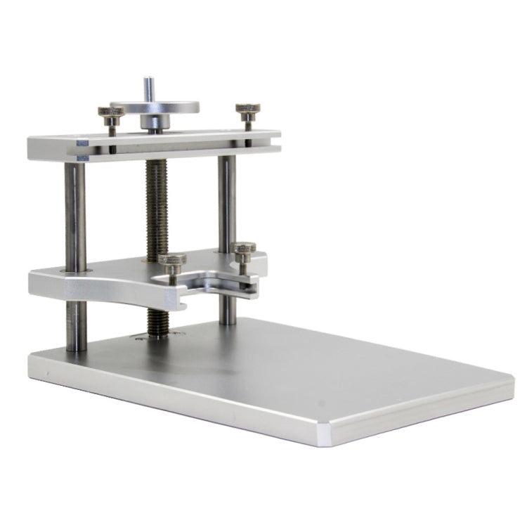 Aluminum alloy BDM frame test bracket with two guide rods and adjustable clamps