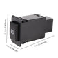 Fog light on-off switch with on/off icon, black module with wire connector