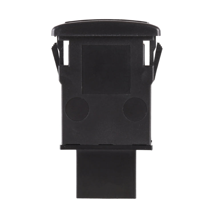 Fog light on-off switch rear housing connector, black plastic