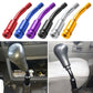 Gear lever extension rod kit with quick-curved adapters, red blue purple black silver gold