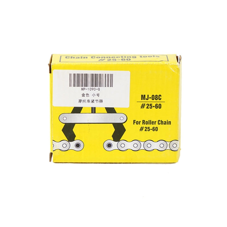 Retail box for roller chain tensioner tool, labeled for #25-60 roller chain