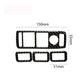 Window lift panel sticker dimensions: 150 mm long, 55 mm high, 51 mm wide set