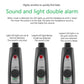 Handheld ultrasonic leak detector front with LED indicators and sensitivity dial