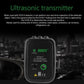 Black ultrasonic transmitter with POWER controls and status indicator light