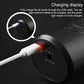 Black air pump charging port with USB cable and small status indicator