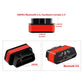 OBD2 Bluetooth 5.0 scanner with 16-pin connector, hardware version shown