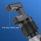 Car phone holder close-up with anti-slip rubber pad and adjustable clip arms