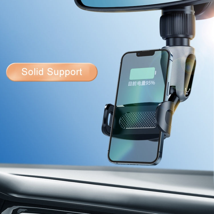 Car phone holder cradle with textured grip pad and small clip on rotating mount
