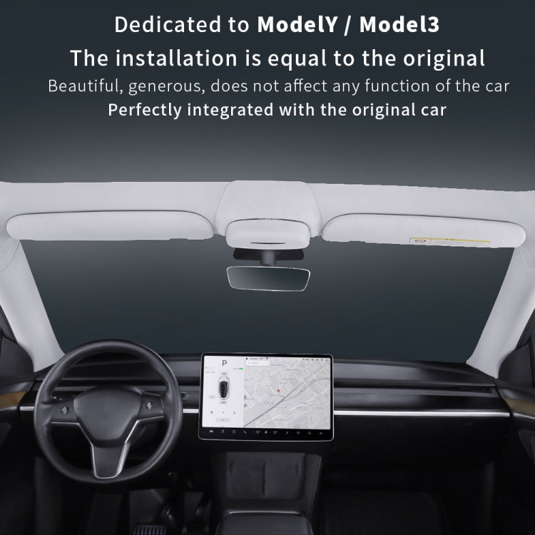 Car overhead glasses storage box installation area, light gray cover centered