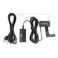 Car DAB+ receiver box kit with active antenna, USB cable, and mounting pad