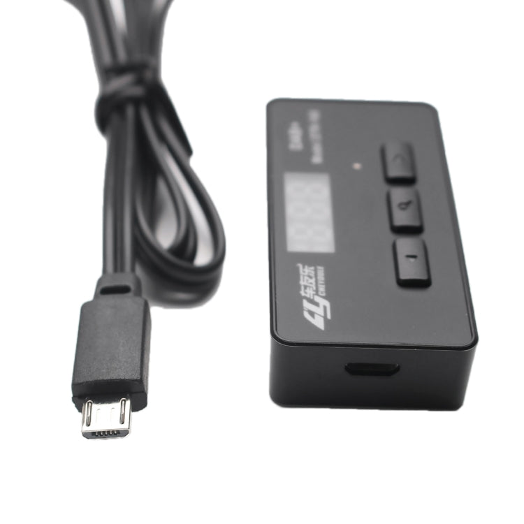 USB power cable with compact car DAB+ receiver module