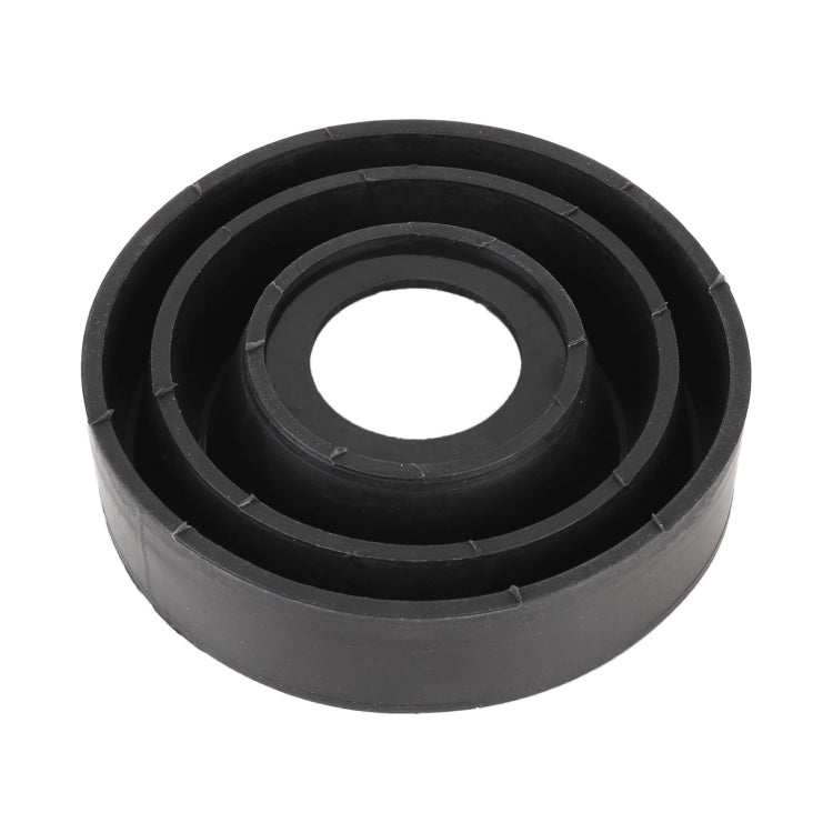 Universal headlight dust cover, black soft silicone ring with visible inner lip