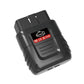 Car OBD2 Bluetooth diagnostic scanner, black casing with labeled center panel.