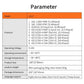 V317 OBD2 scanner parameter specification table with model, protocol, and voltages